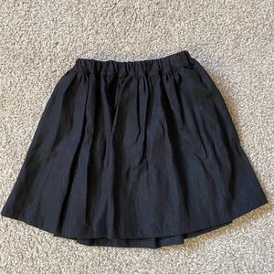 Alice + Ames Black Linen Skirt